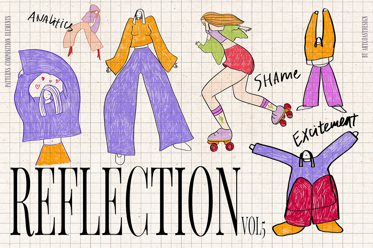 Reflection Scribble & Posters, an Object Graphic by nadispasibenko (Photo 5 of 15)