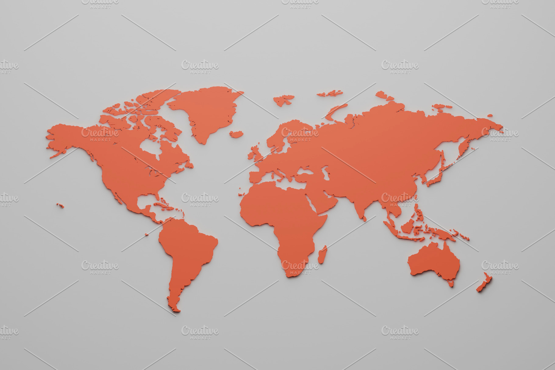 Minimal world map silhouette on gray background, a Background Photo by RF Images