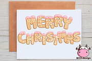 Gingerbread Cookie Font And Clipart, an Object Graphic by Boodesign (Thumbnail 3 of 4)
