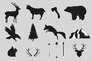 29 Wild Animals and  objects set, an Object Graphic by Sviatlana-St (Thumbnail 2 of 4)