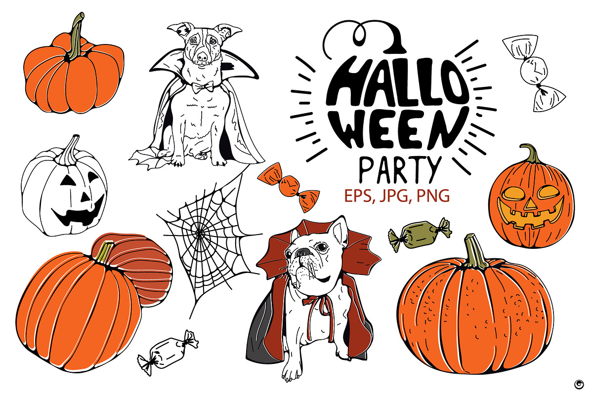 Halloween party, an Object Illustration by Olillia (Photo 6 of 6)