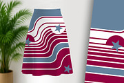 Sporty Wine and Grey Stripe, a Background Graphic by Sharon Schwalbe (Thumbnail 1 of 6)