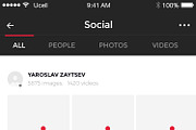 Oculus iOS Wireframe UI Kit, a Wireframe Template by Yaroslav Zaitsev (Thumbnail 12 of 23)