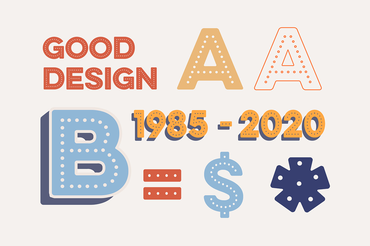 Disc House Display Font preview 2