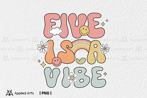 Five is a Vibe, Groovy 5th Birthday
