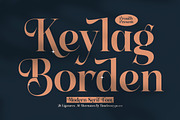 Keylag Borden Modern Serif, a Serif Font by timelesstype.co (Thumbnail 1 of 20)