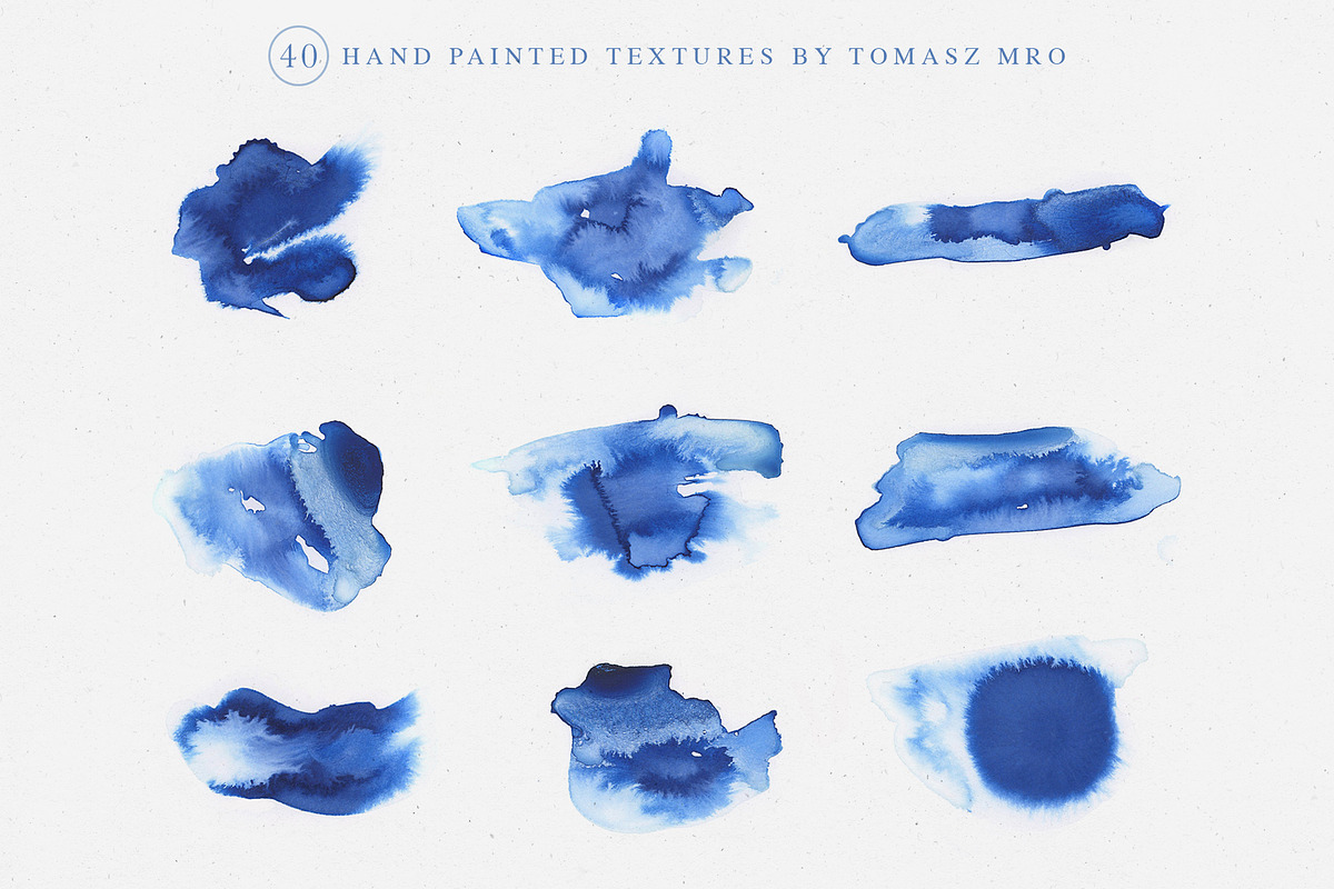 Aqua Ink Textures, a Texture Graphic by Tidemuse (Photo 2 of 4)
