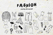 Fashion Vector Collection + Font, a Decorative Illustration by Anada Arty (Thumbnail 5 of 10)