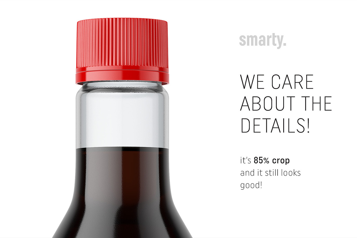 Soy sauce bottle mockup, a Packaging Mockup by Smarty Mockups (Photo 4 of 5)