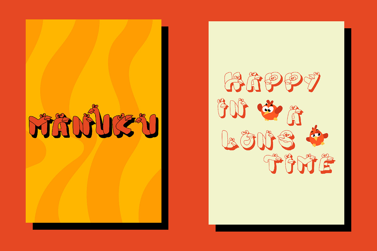 MANUKU - Handwritten Playful Font, a Handwritten Font by Boril Std (Photo 7 of 10)