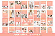 Peach Newsletter Templates, an Email Template by SunshineStudioBoutique (Thumbnail 5 of 9)