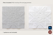 Christmas Tree Quilt Block Mockup, a Household Mockup by Ciranda Design (Thumbnail 9 of 10)