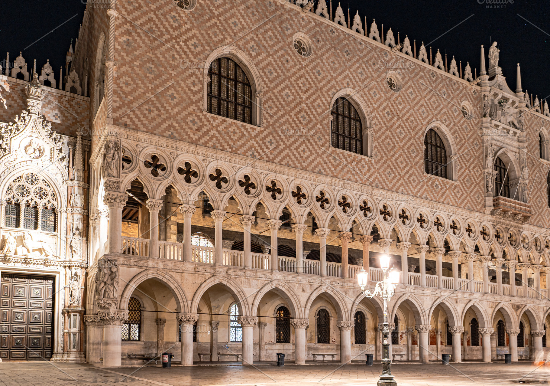 Dodge Palace on San Marco square in winter Venice, an Architecture Photo by Anna Bogush