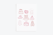Assorted Cake Clipart!, an Illustration by Jordyn Grace Design (Thumbnail 4 of 6)