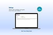 Hydration Tracker - Excel, an App Template by Ardent Workshop (Thumbnail 4 of 5)