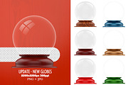 Christmas Snow Globe, a Decorative Illustration by pixaroma (Thumbnail 2 of 2)
