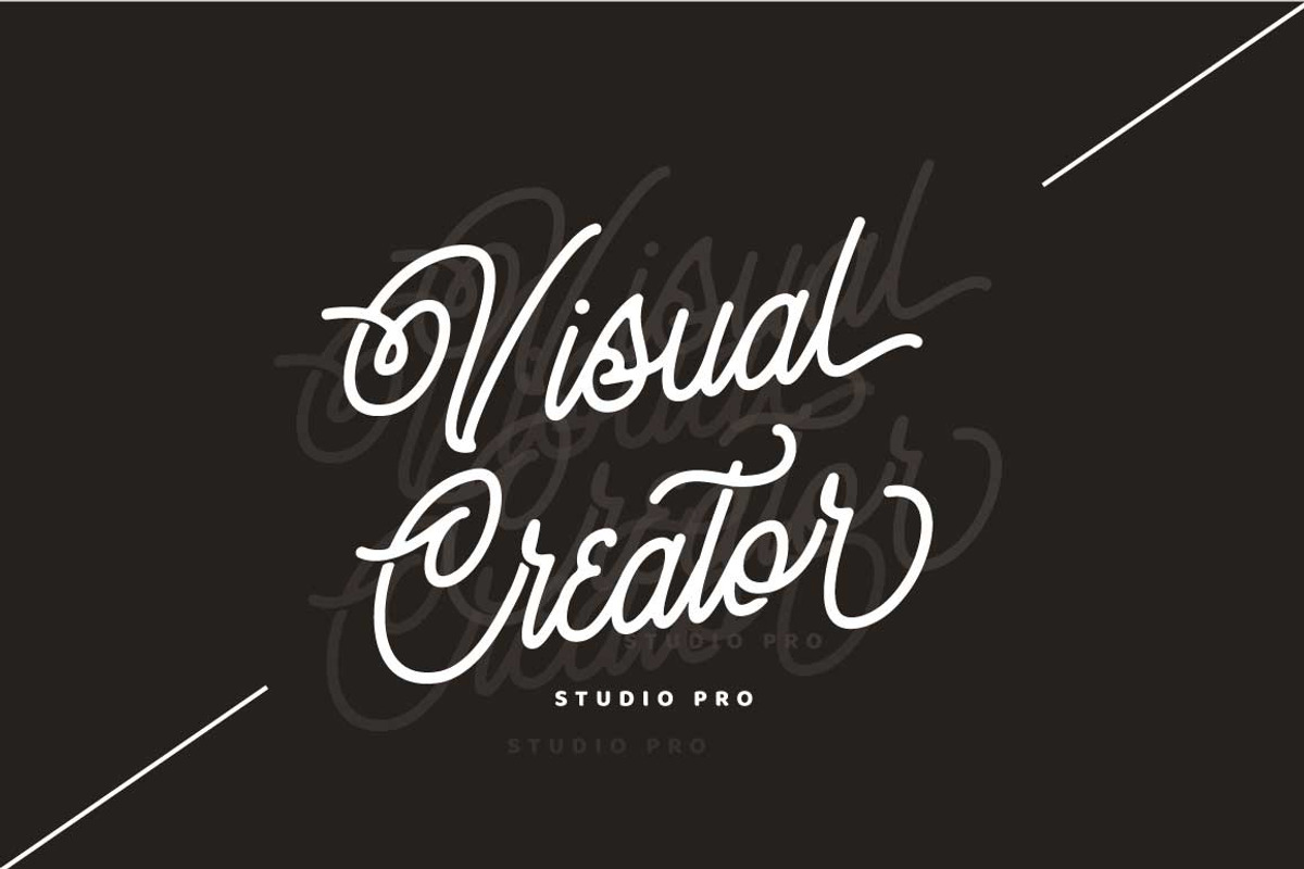 Orchestra Script - Monoline Typeface preview 4