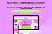 Cute Makeup Shop Banner Templates, a Shopify Template by SunshineStudioBoutique (Thumbnail 4 of 8)