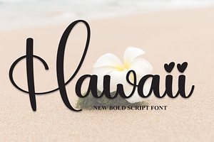 Hawaii Script Font