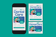 Dental Care Flyer, a Flyer Template by graphicook (Thumbnail 3 of 3)