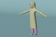 Muslim Family 3D Character, a Characters & Person 3D Model by Dudukbersama (Thumbnail 5 of 5)