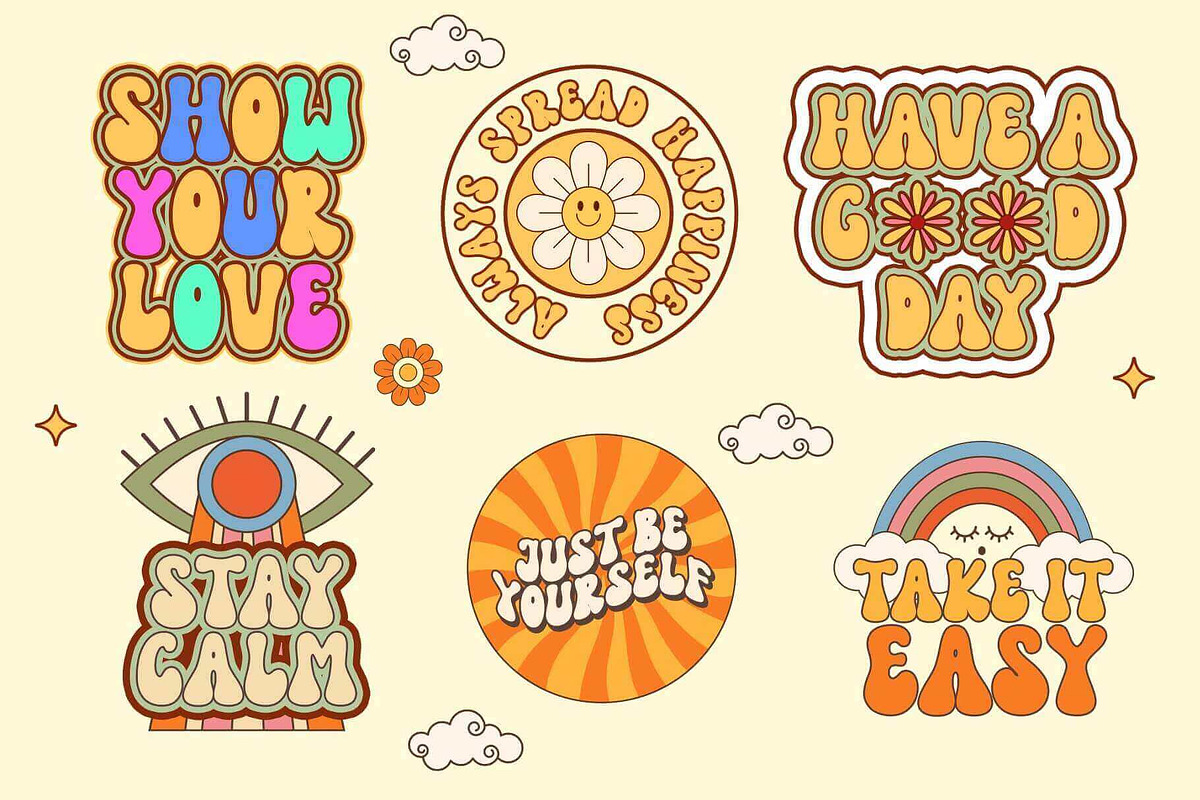 Funky Holiday - Groovy Retro Font, a Handwritten Font by Koplexs Studio (Photo 3 of 10)