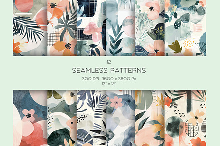 Scandinavian Tropical Seamless Paper