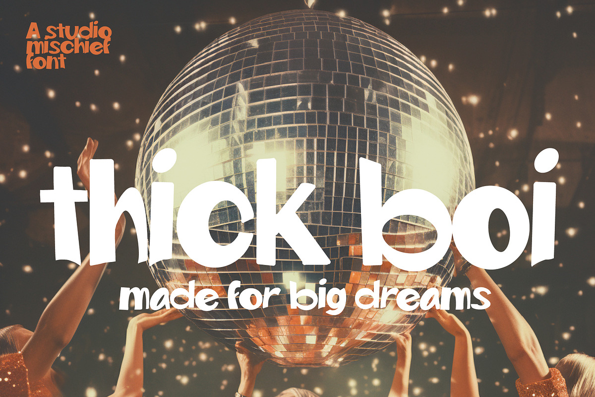 Thick Boi Handwritten Display, a Font by Studio Mischief (Photo 6 of 12)