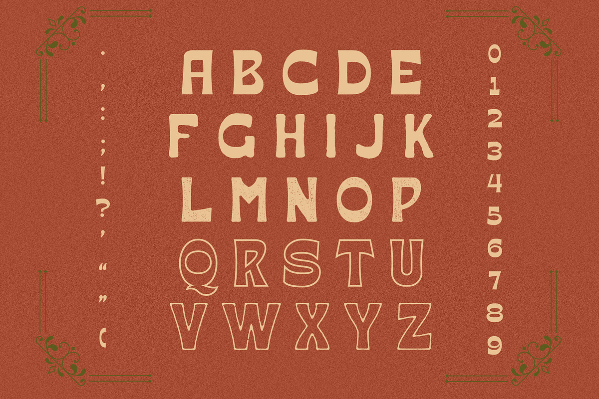 Carmesi Corte-Retro Heritage Family, a Serif Font by Inviline.co (Photo 4 of 14)