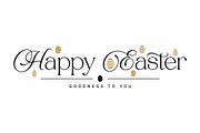 Happy Easter Goodness To You Banner, an Illustration by PushLogo (Thumbnail 3 of 6)