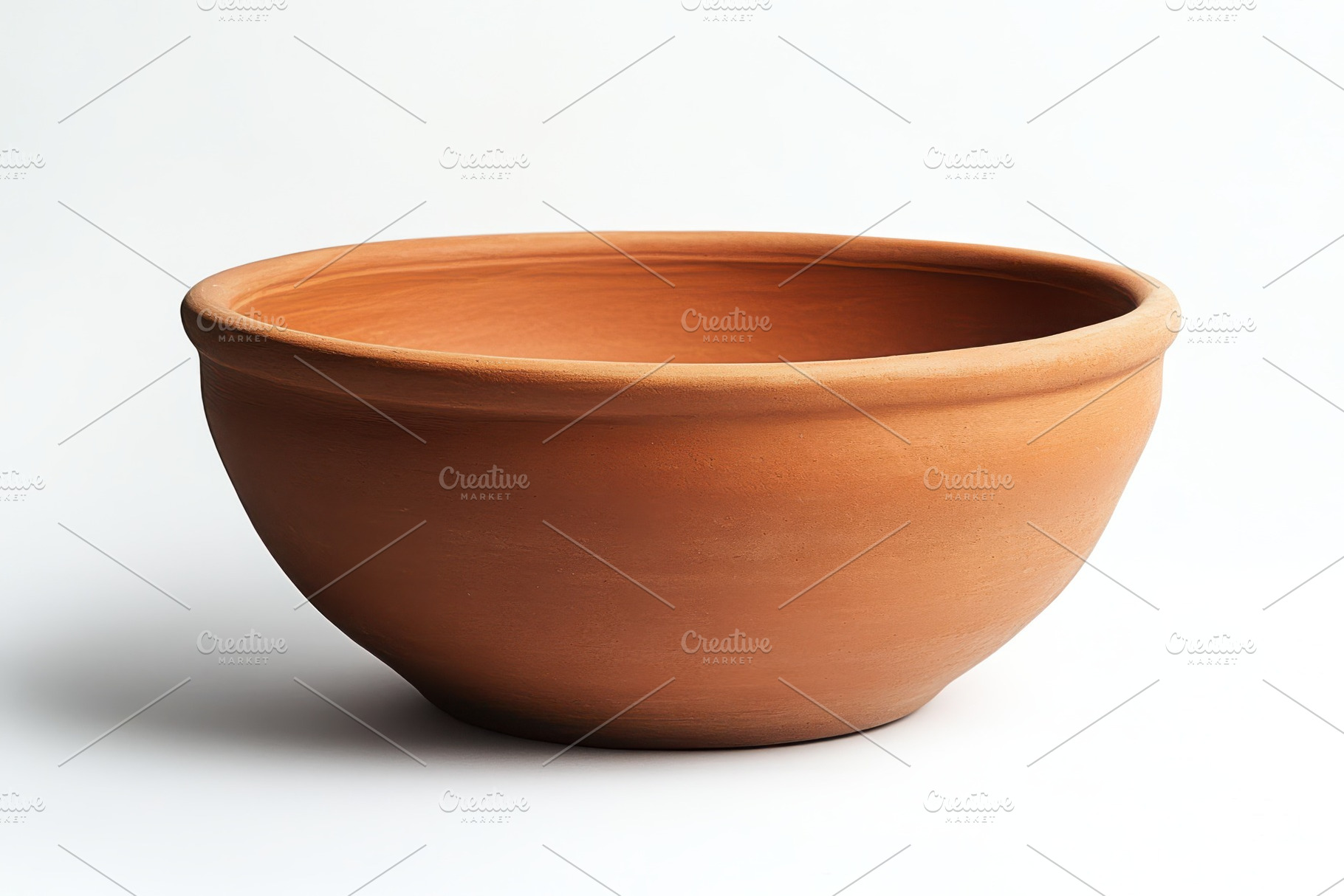 Terracotta pot empty bowl rustic ear, a Background Photo by Pixeness Studio