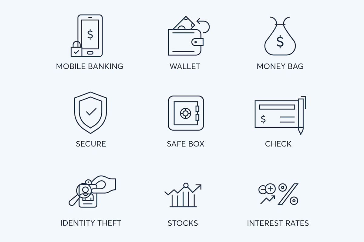 78 Fintech Line Icons, an Outline Icon by Flat Icons (Photo 4 of 10)