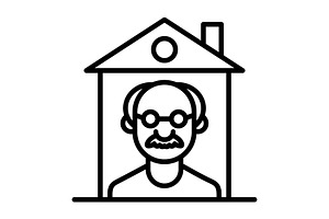 Isolation Line Icon, an Icon by Pexelpy