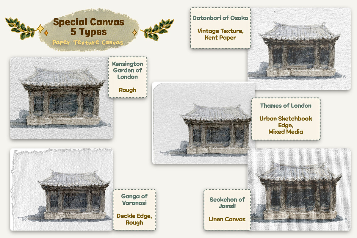 Authentic WATERCOLOR BRUSHES by Seo, a Brushes & More by Illustration by Seo (Photo 26 of 33)