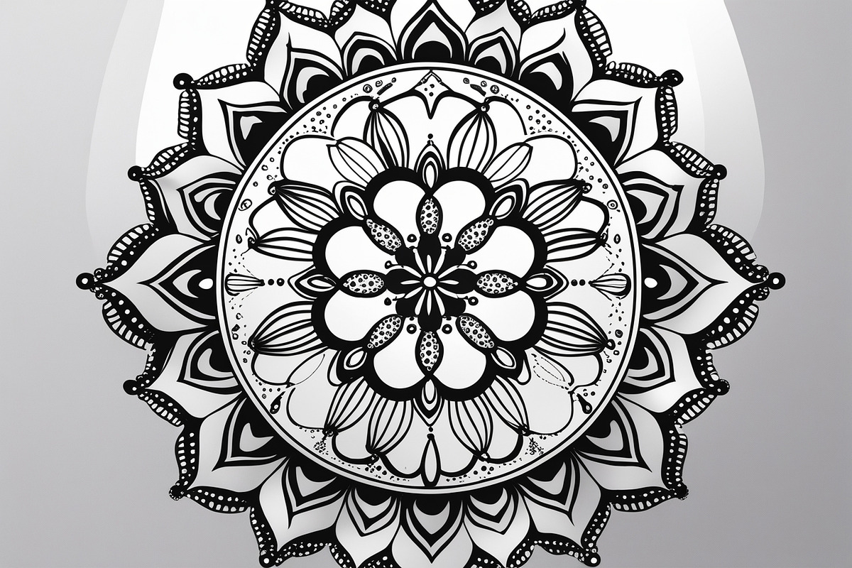 Intricate Mandala Coloring Pages Set, an Illustration by jahid234 (Photo 3 of 7)