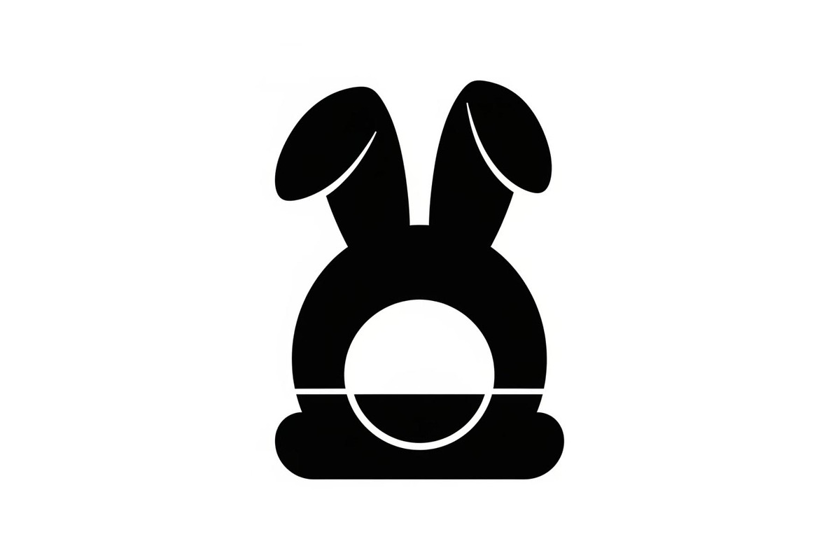 50 Easter Egg Bunny Silhouette, an Illustration by jahid234 (Photo 47 of 51)