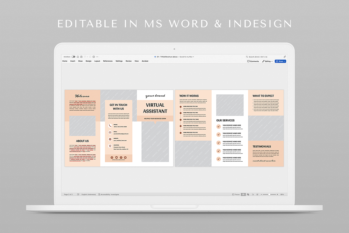 Trifold Brochure, a Brochure Template by Leaflove (Photo 5 of 5)