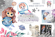 Cosmic Adventure Watercolor Set, an Education Illustration by Ann Art Houze (Thumbnail 1 of 12)