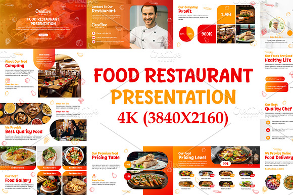 Food Restaurant Presentation4K preview 2