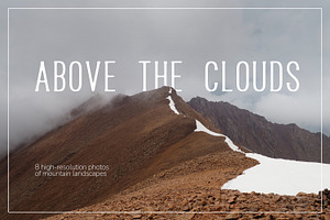 8 high-res photos of mountains