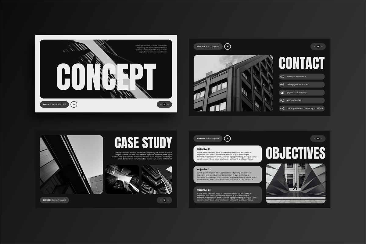 BENKBOZ - Brand Proposal, a Presentation Template by ArbaStudio (Photo 4 of 5)