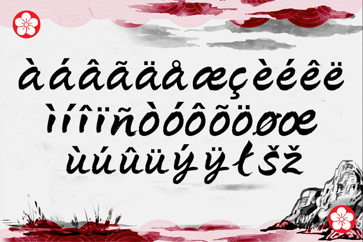Sofude Japan Brush Font, a Script Font by Art StoreID (Photo 7 of 12)