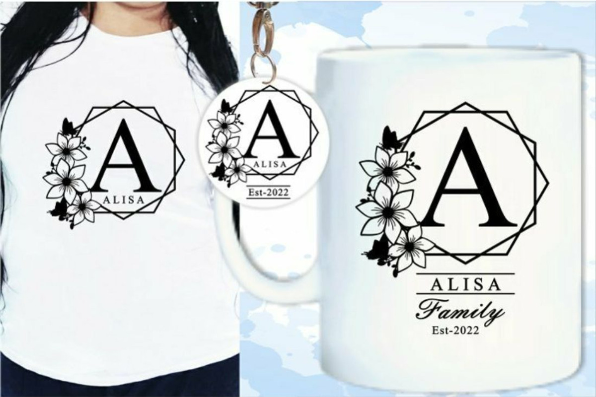 Floral Alphabet Monogram Letter SVG, a Graphic by D2PUTRI (Photo 24 of 27)