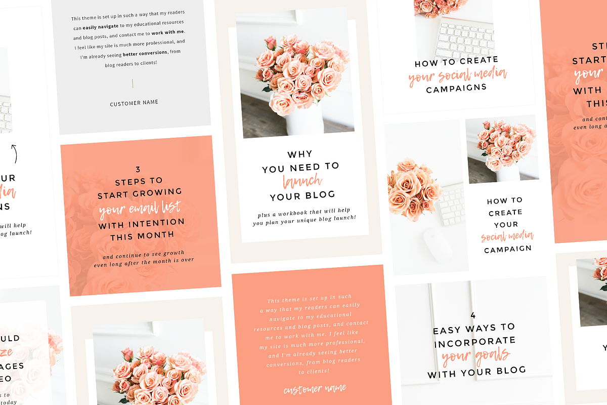 Lauren Loves Instagram Templates, a Social Media Template by Coded Creative (Photo 4 of 5)