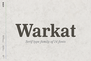 Warkat Serif Type Family