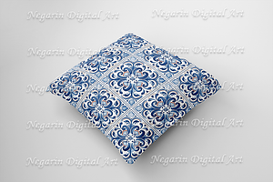 Spanish Azulejo Pattern Tile V2