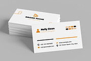 Business Card Layout, a Business Card Template by ContestDesign (Thumbnail 1 of 2)