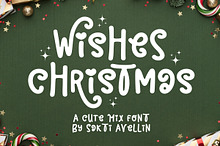 Wishes Christmas - Cute Mix Font