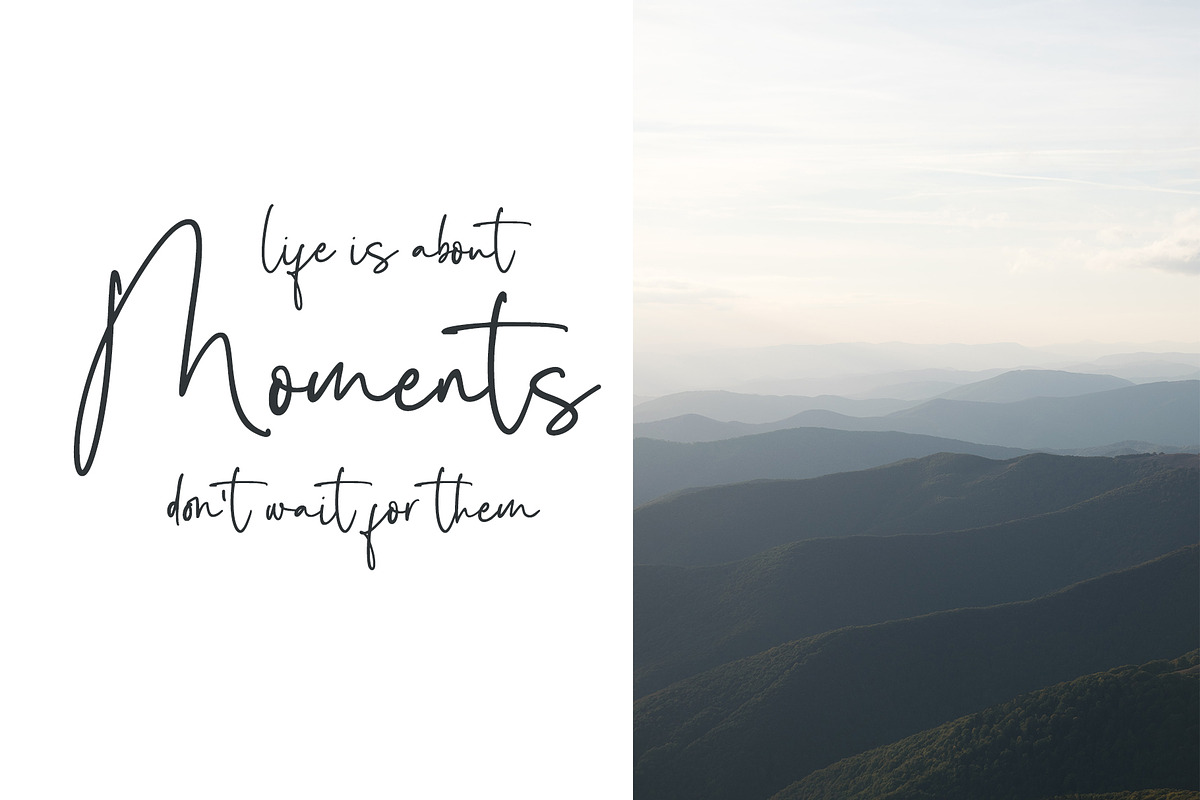 Relation - Script Handwrittem Font, a Script Font by alphArtype (Photo 4 of 7)