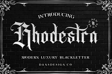 Rhodestra Blackletter